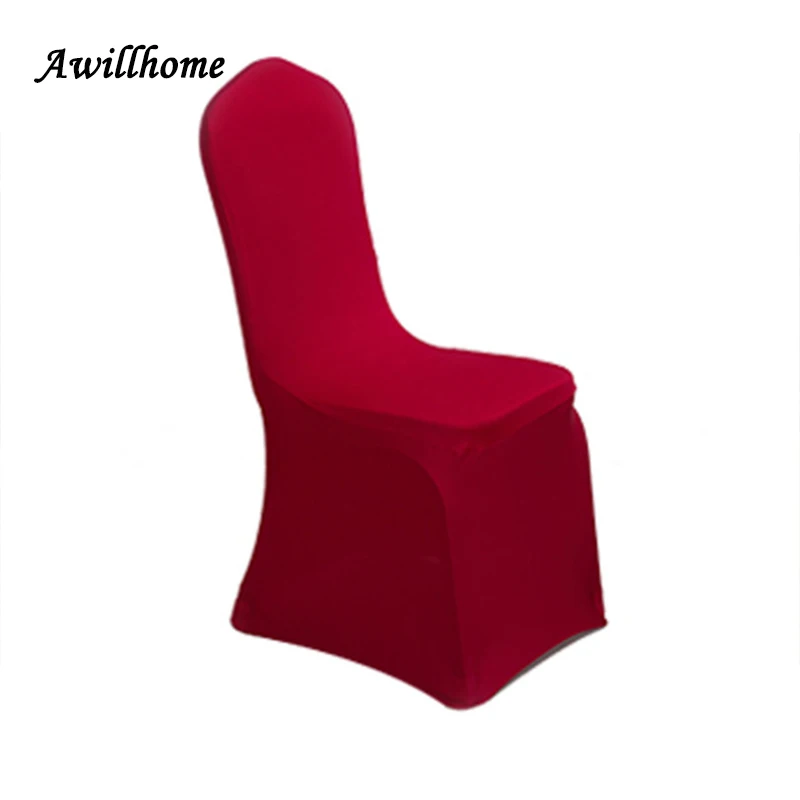 Awillhome свадебное искусственное украшение для вечевечерние чехол стула белый