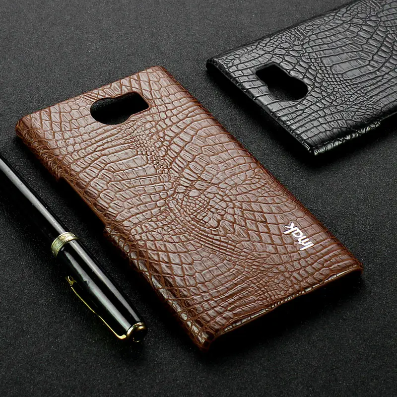Imak Роскошные крокодиловой кожи кожаный чехол для blackberry priv люкс PU кожа задняя