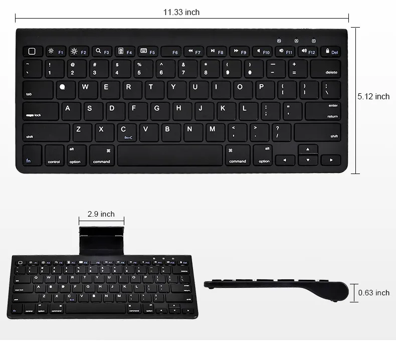 Мини Bluetooth клавиатура для телефона iPad для Smart tv Беспроводная клавиатура для Android планшета IOS Windows 7/8/10