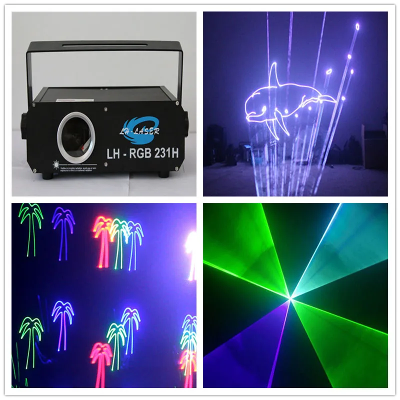 Мини 1000 мВт фейерверк полный цвет RGB с sd картой лазерный свет для DJ Дискотека