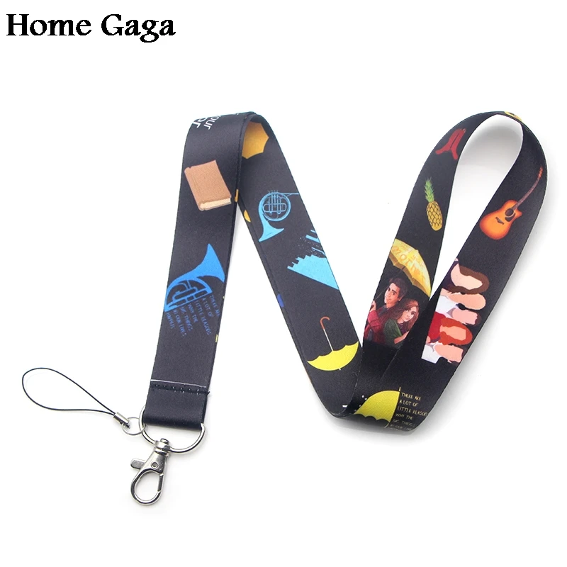 

Homegaga How i met your mother keychain id lanyard webbing ribbon neck strap fabric badge phone holder necklace accessory D1681