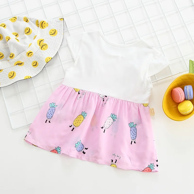 Новое летнее платье принцессы корейской версии 2019 хлопковое шелковое милое