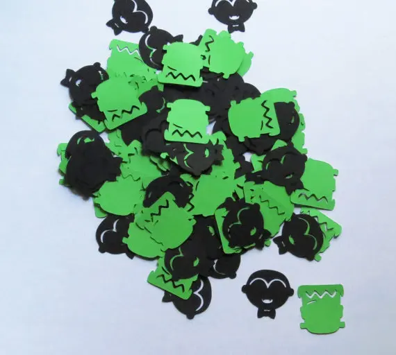 Монстер и вампир конфетти Хэллоуин Франкенштейна формы вечерние дикуты высечки