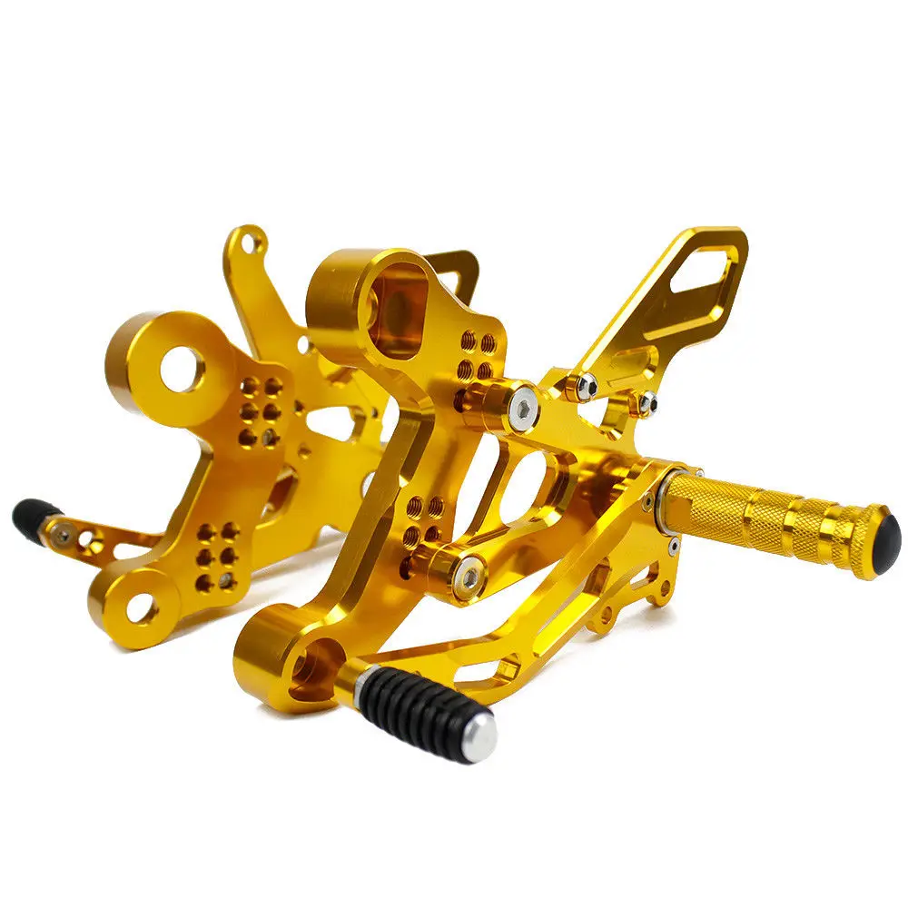 MT FZ 09 Мотоцикл с ЧПУ Алюминиевые Регулируемые задние наборы Rearset Подножка для ног подножки для Yamaha MT-09 MT09 FZ-09 FZ09 2013