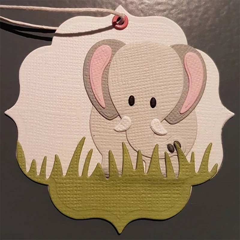 Детские игрушки животные металлические режущие штампы для скрапбукинга бумага