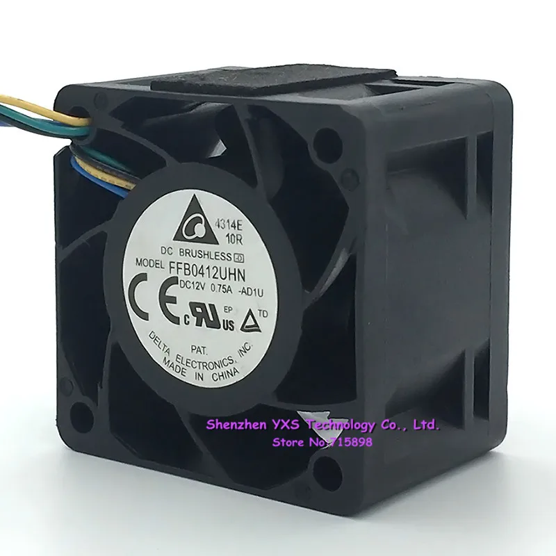 FFB0412UHN 4028 4 см 40*40*28 мм DC 12 В 0.75A 8700 об./мин PMW двойные шариковые подшипники маленький вентилятор охлаждения