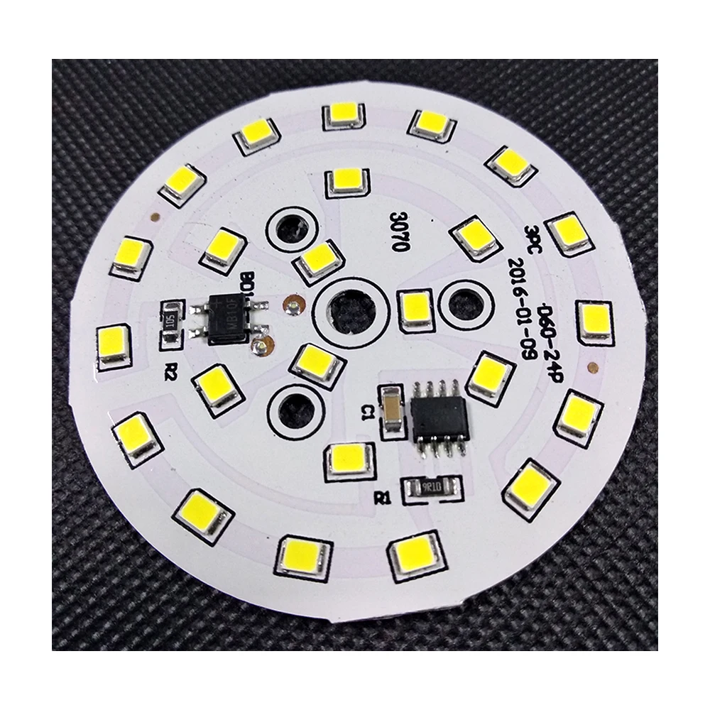 10 шт./лот светодиодная силовая печатная плата панель лампы алюминиевый радиатор 3