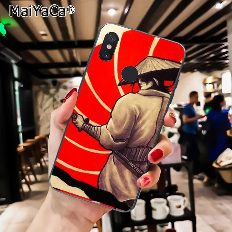 MaiYaCa японский самурайский ниндзя на заказ фото мягкий чехол для телефона Xiaomi Redmi4X 6A S2 Go Redmi 5 5Plus Note4 Note5 7 Note6Pro