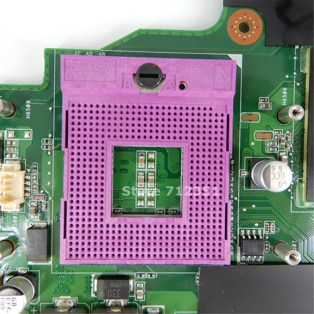 Материнская плата N61VG для ноутбука Mianboard 1 Гб DDR2 PM45 Asus N61V материнская REV 100%