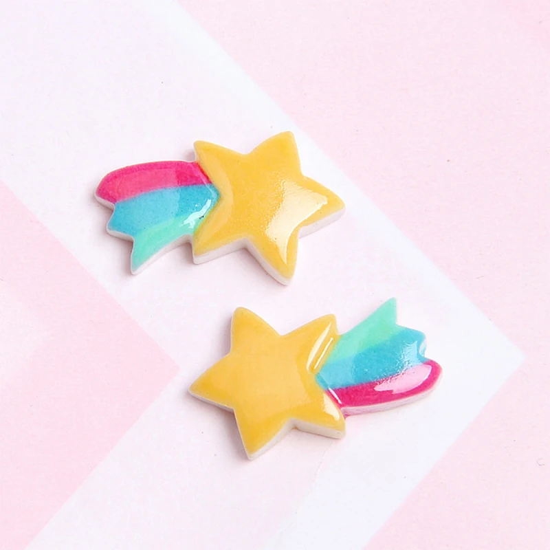 10 шт./лот шармы слизи Мини Diy Смола Uni кукурузный наполнитель прозрачные