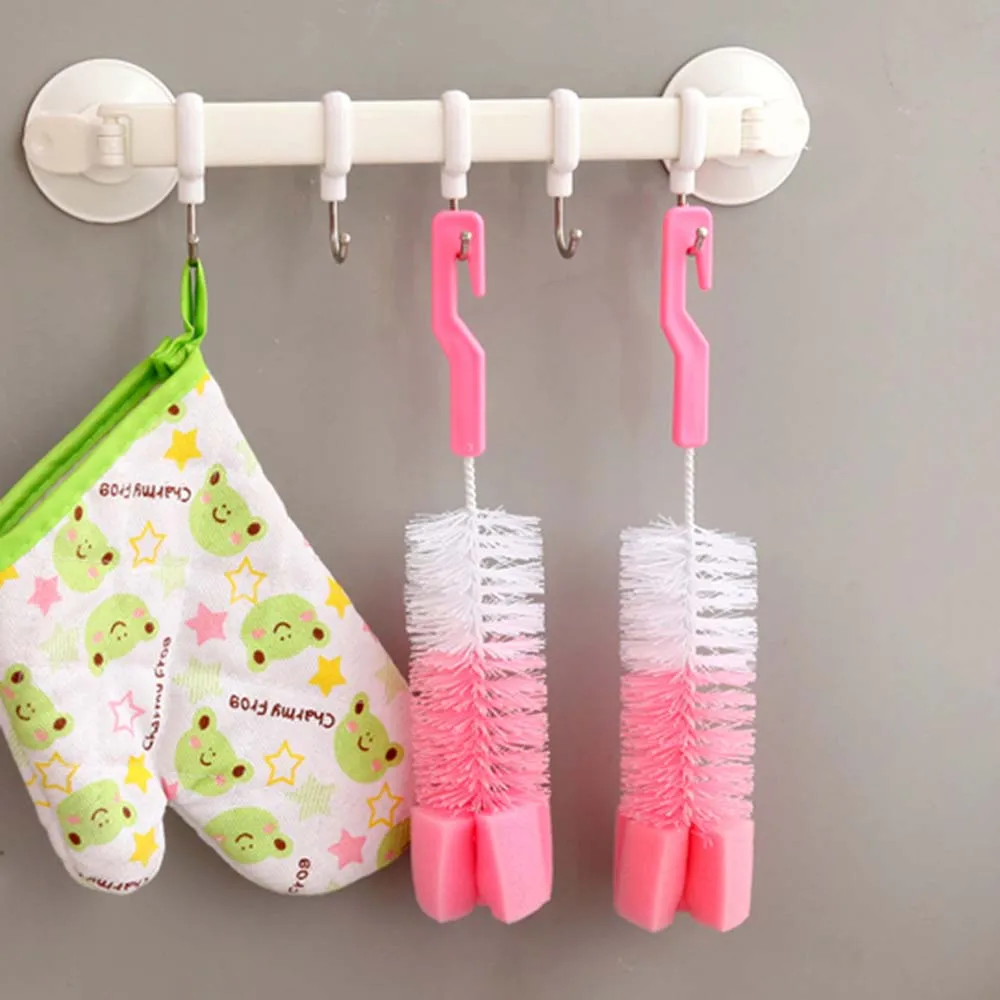 Инструменты для очистки кухонных бутылок Нейлоновая губка сосков вращающаяся на