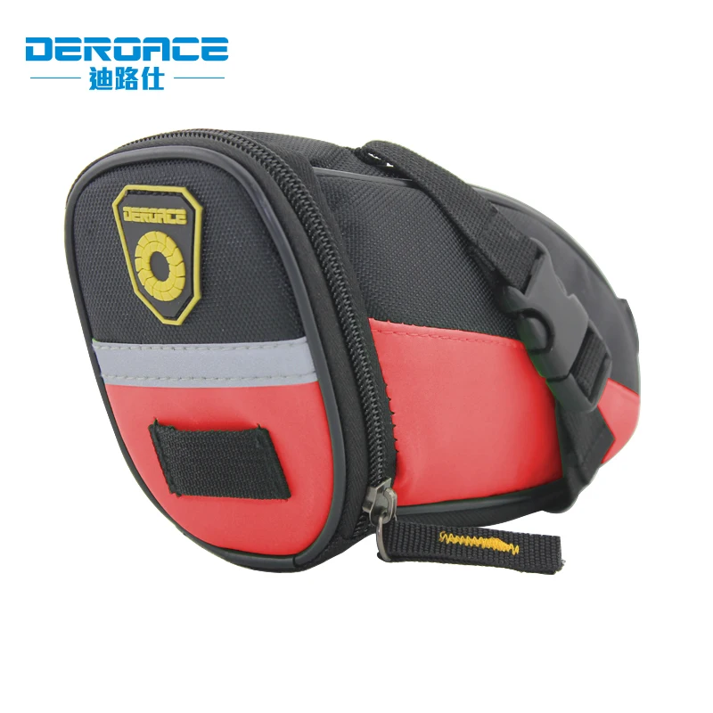 Deroace Велосипед сумка Shell непромокаемые седельная светоотражающие велосипед