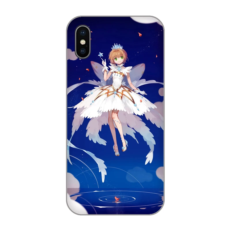 Япония Аниме искатель карт Sakura для Apple iPhone 8 7 плюс 6s 6 X XR XS Max SE 5S 5c 5 4S 4 ТПУ мягкий