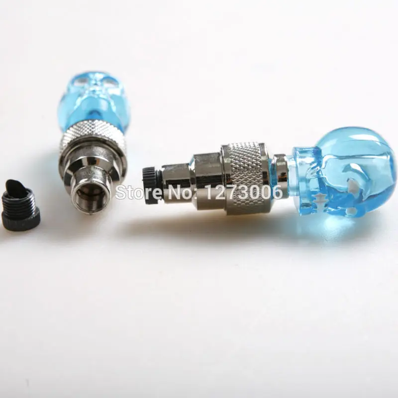 Универсальный 4 шт. череп Форма свет переключатель шин Клапан уплотнения Кепки 3