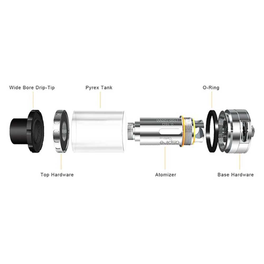 Оригинальный Aspire cleito 120 танк 4 мл e juice емкость cig атомайзер электронная сигарета vape
