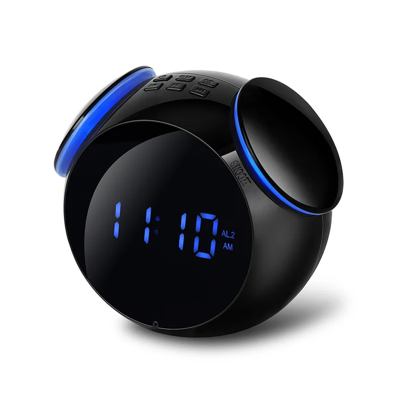 INGELON K11 Bluetooth 4,2 радио Будильник с динамиком с 2 Порты usb светодиодный цифровой будильник домашний Decration Повтор Настольные часы