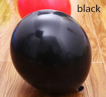 black 20 шт./лот латексные шары воздушный шар на день рождения свадьба globos слоновая кость белый розовый персик Бирюзовый мятный зеленый цвет баллоны с гелием Рождество - Цвет: black