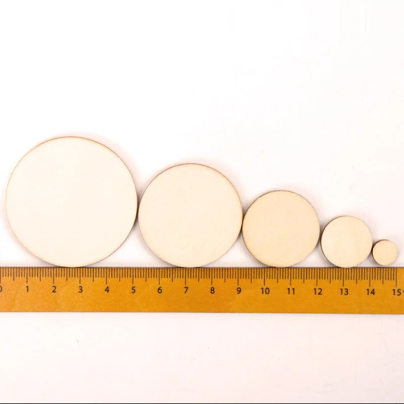 Круглые деревянные резинки для скрапбукинга сделай сам украшения дома ручной