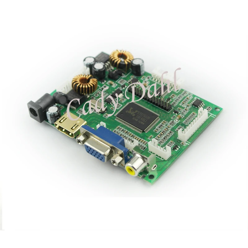 Плата аудио и видеоконтроллера HDMI VGA 2AV + 40 контактный Комплект кабелей Lvds ДЛЯ