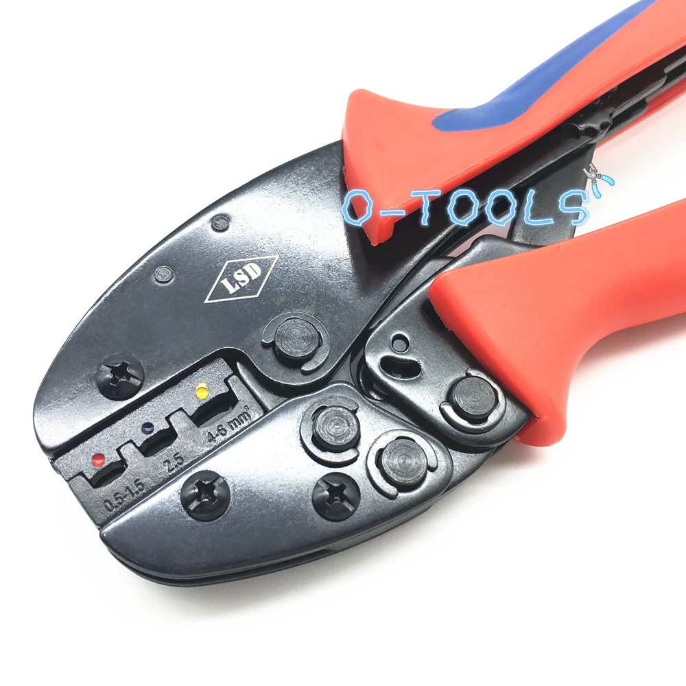 Клещи для обжима предварительно изолированных клемм разъема электрической