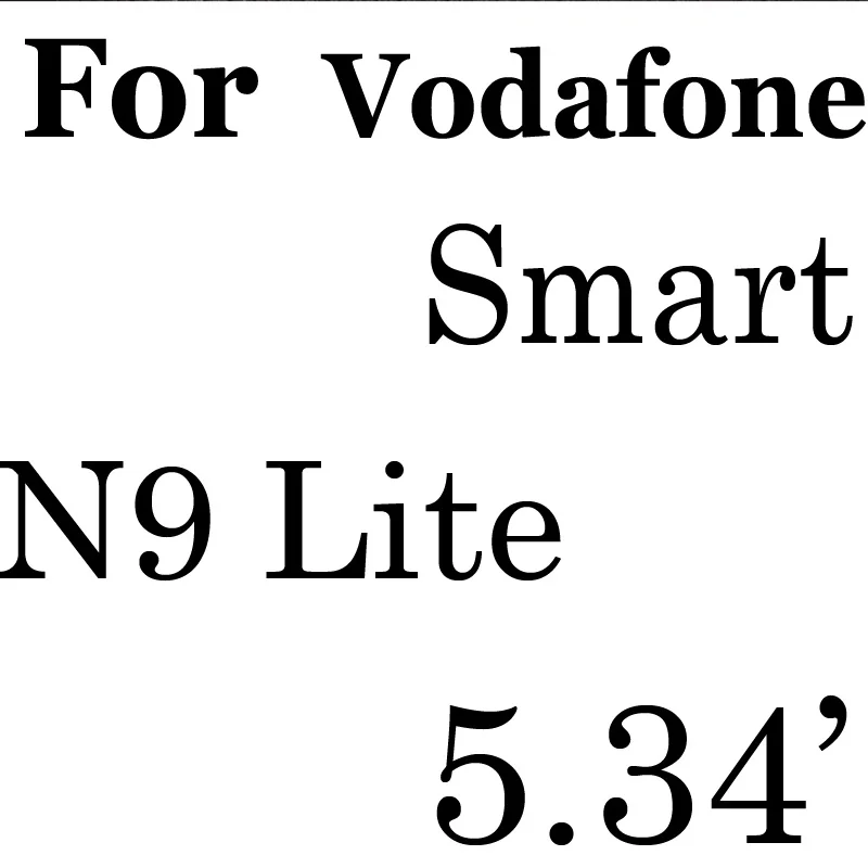N9 Lite 3 шт./партия для Vodafone Smart X9/N9/N9 Lite VDF-720/620 защитные стекла для экрана телефона прозрачные/матовые/нано взрывозащищенные защитные пленки - Цвет: N9 Lite