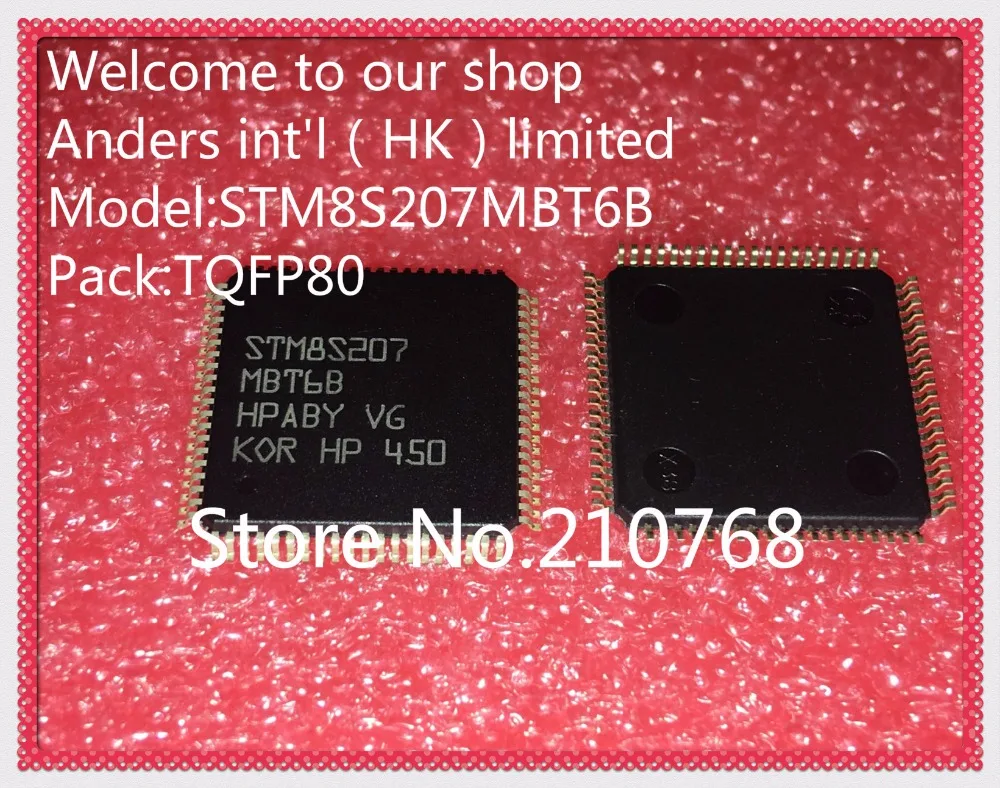 5 шт./лот STM8S207MBT6B STM8S207 TQFP80|lot lot|lot 5pcs |