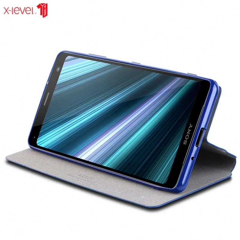 X-Level чехол s для sony Xperia XZ3 XZ2 премиум класса Роскошный кожаный бумажник флип-чехол для sony 10+ XA2 XA1 ультра противоударный чехол