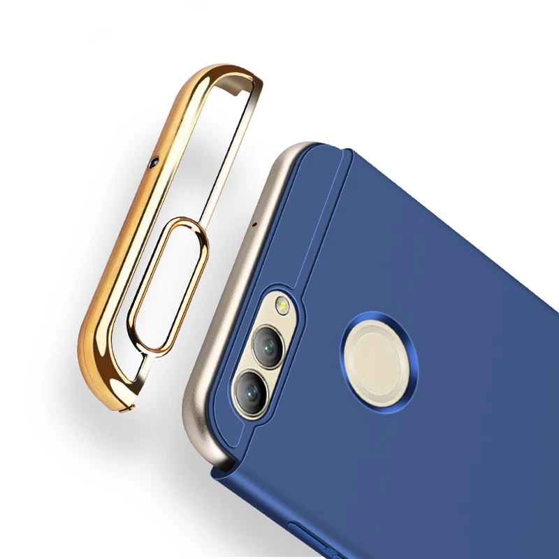 Hybrid Brushed Cover Honor 9 20 30 V20 V30 Pro Luxury Hard PC Plating Phone Case For Huawei Nova 2 plus 5 6 7 SE P20 P30 P40 Pro images - 6