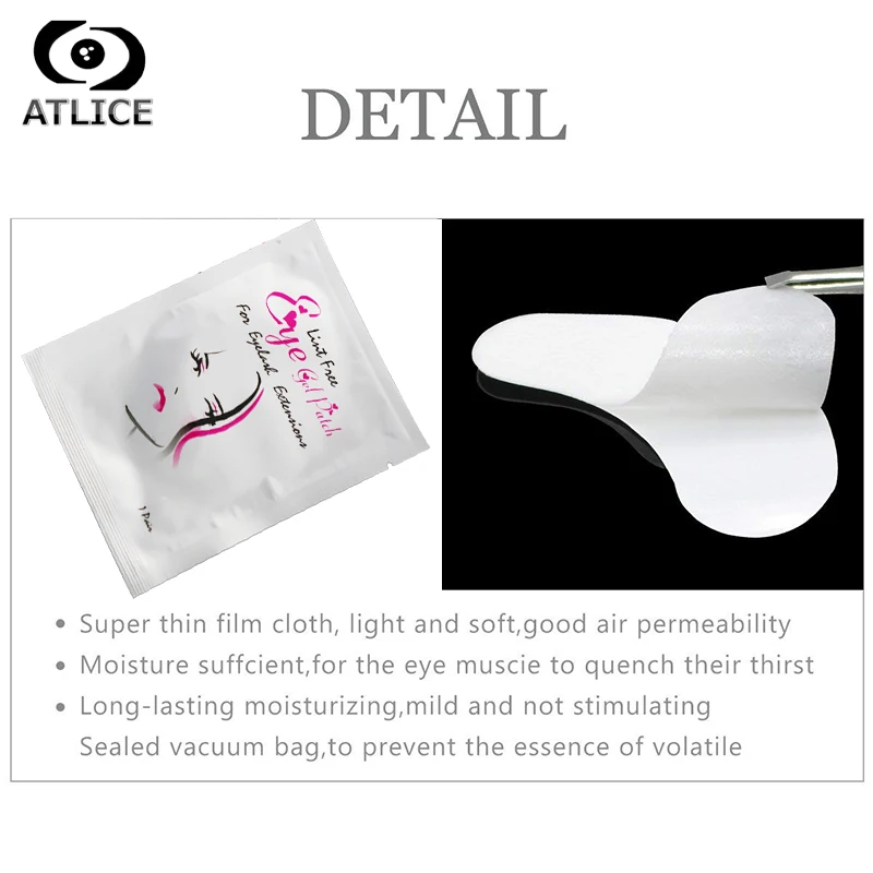 ATLICE 50 шт. накладки под для наращивания ресниц женщин | Красота и здоровье