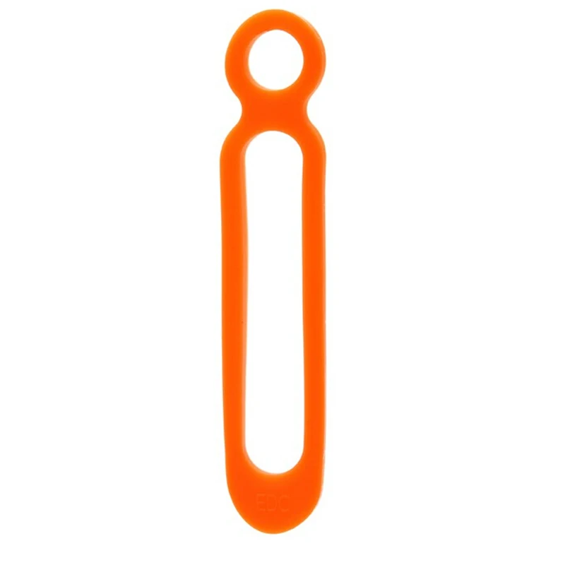 Orange Открытый горная дорога для езды на велосипеде галстук ремень ленточный бандаж Держатель Силиконовый велосипедный фонарик ремешок Бутылка пряжка - Цвет: Orange