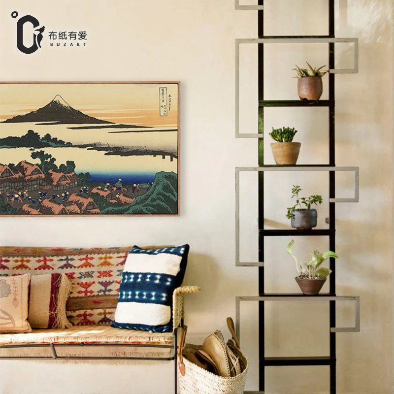 Ukiyo e японский винтажный домашний декор для гостиной фотографии на домашней стене