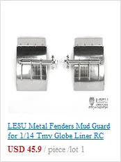 LESU металлический передний бампер для Tmy King GL RC 1/14 тягач Автомобиль DIY TH02304