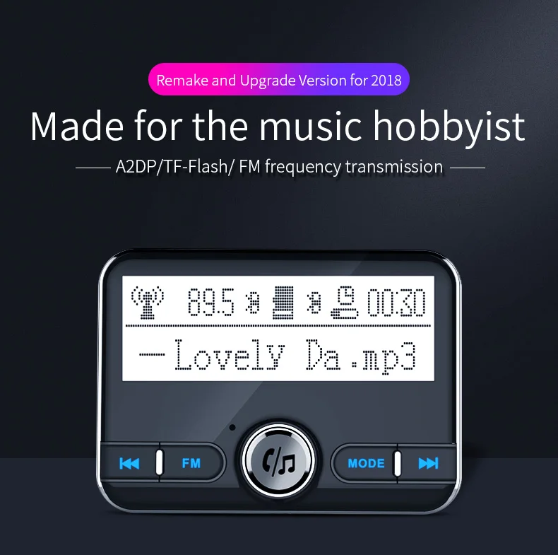 ANLUD Bluetooth Автомобильный fm-трансмиттер Беспроводной автомобиля AUX модулятор Автомобильный Mp3 плеер громкой связи Dual USB А