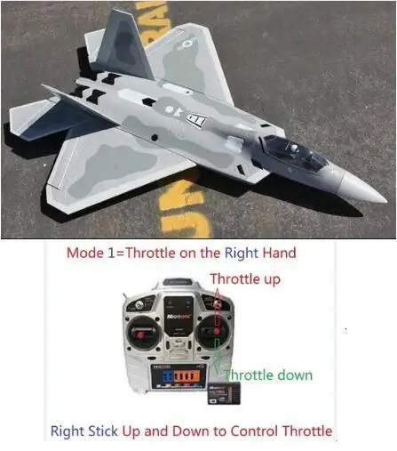 Радиоуправляемый RC EDF Jet Aircraft Hobby F22 50 мм готовый к полету RTF без батареи | Игрушки и