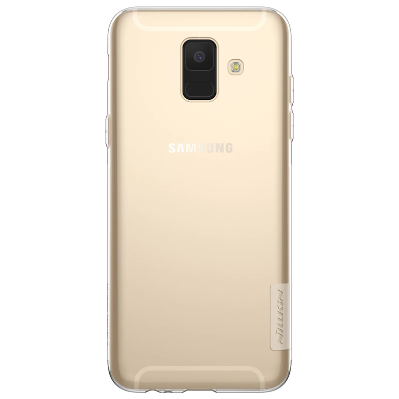 Для samsung Galaxy A6 Plus Galaxy A6 NILLKIN серия Nature термополиуретановый мягкий чехол для задней крышки с Розничная посылка