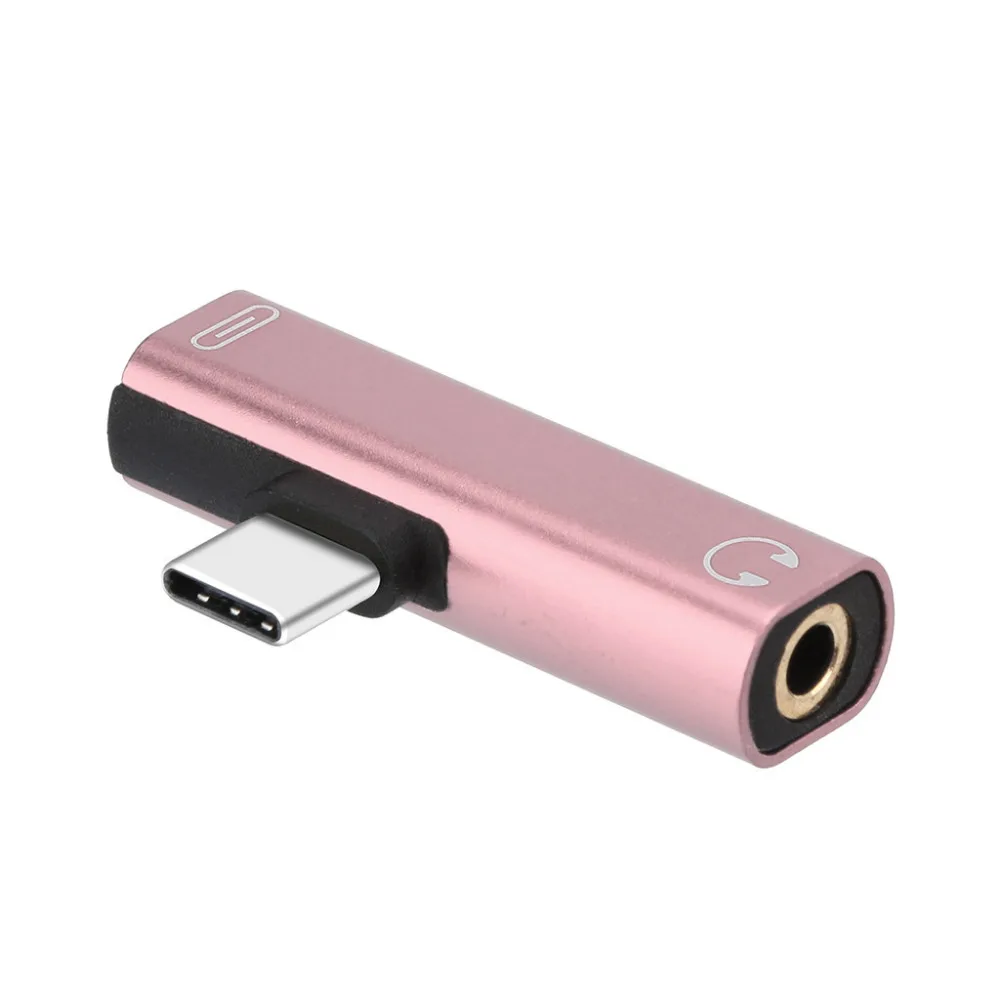 Тип C USB C до 3,5 мм Aux аудио кабель адаптер наушники внешний микрофон 3,5 мм аудио разъем наушники микрофон адаптер USB-C звук