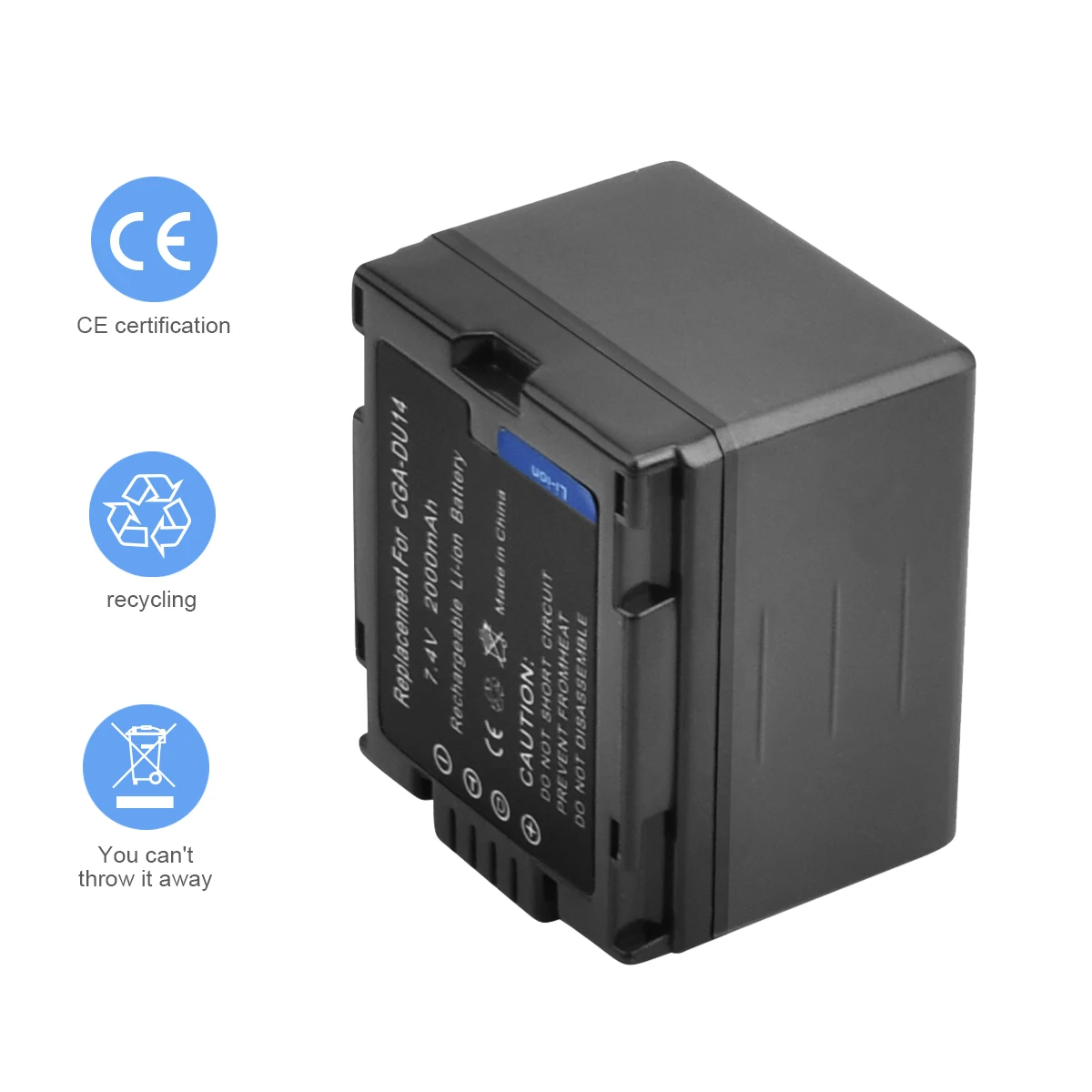 4X2000 mAh CGA DU14 CGADU14 VW VBD140 VWVBD140 Батарея + Зарядное устройство с светодио дный для Panasonic