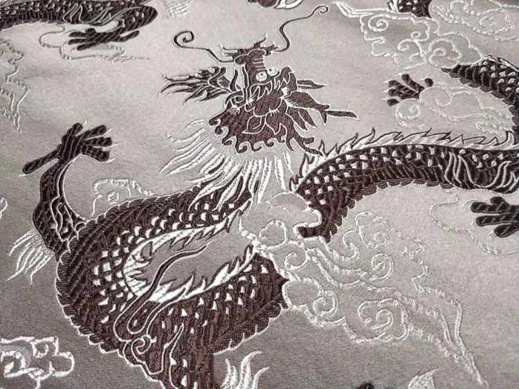 Новая китайская шелковая парча Cheongsam Красивая Cos Tangzhuang Ткань Свадебный костюм