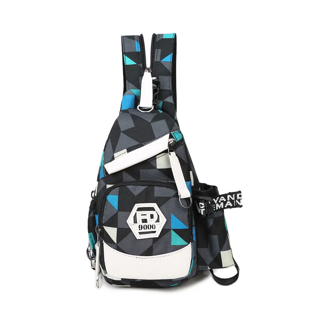 Korean Style Men/Women's Single/Double Shoulders Chest Bag Anti Theft Sport Casual Shoulder Messenger Shopping Bagpack | Багаж и сумки