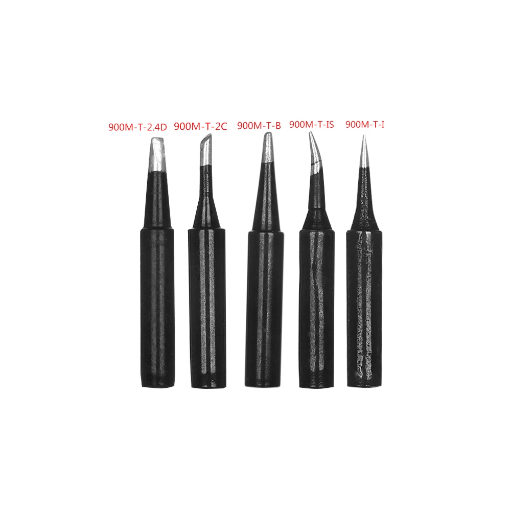 5Pcs A 14 шт./лот JY черный бессвинцовый паяльник наконечники 900M-T-K для Hakko 936 fx888/888D SAIKE 909D/852 CXG 936d высокое качество - Цвет: 5Pcs A