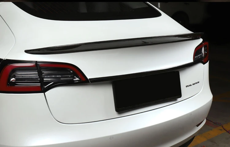 LUCKEASY автомобиль из нержавеющей стали отделка хвоста для Tesla модель 3- хвост ворота Отделка 1 компл