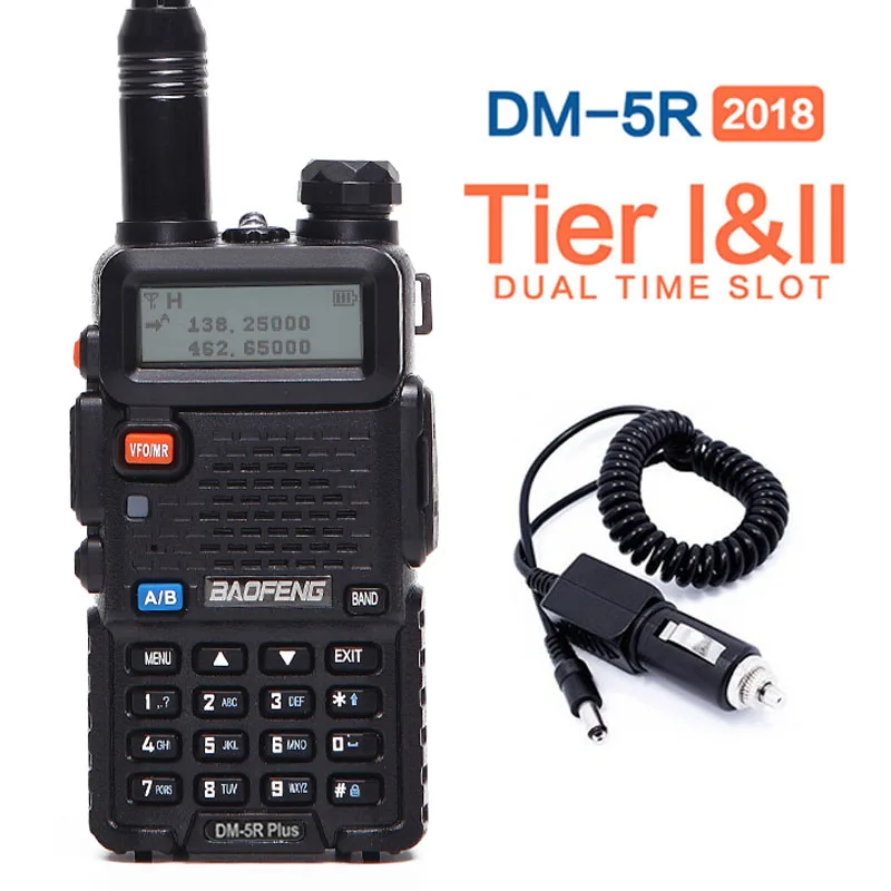 2021 Baofeng DM 5R PLUS Tier I II цифровая рация DMR двухсторонняя радиосвязь VHF/UHF