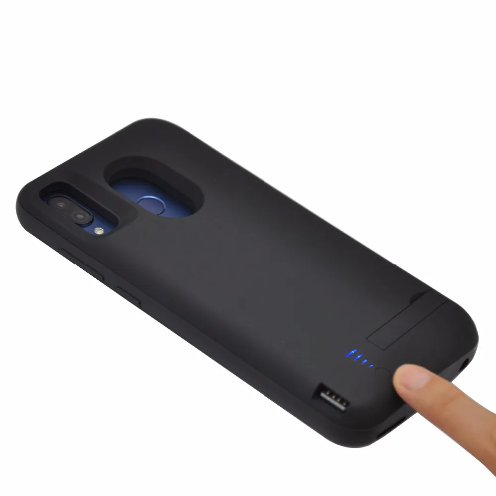 5000 мАч Внешний Аккумулятор Чехол Поддержка держатель чехол для Huawei Honor Play