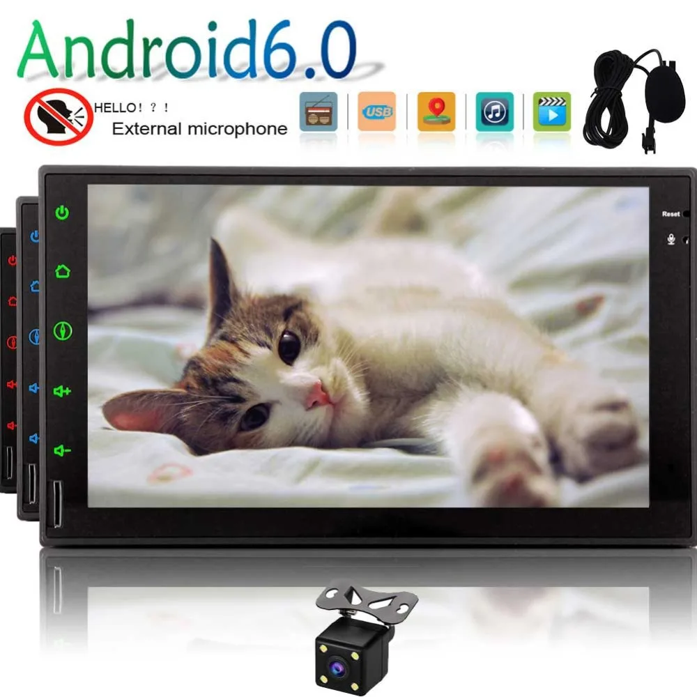 Авторадио Bluetooth стерео в тире HD Multi-touch Экран система Поддержка gps навигации 1080 P