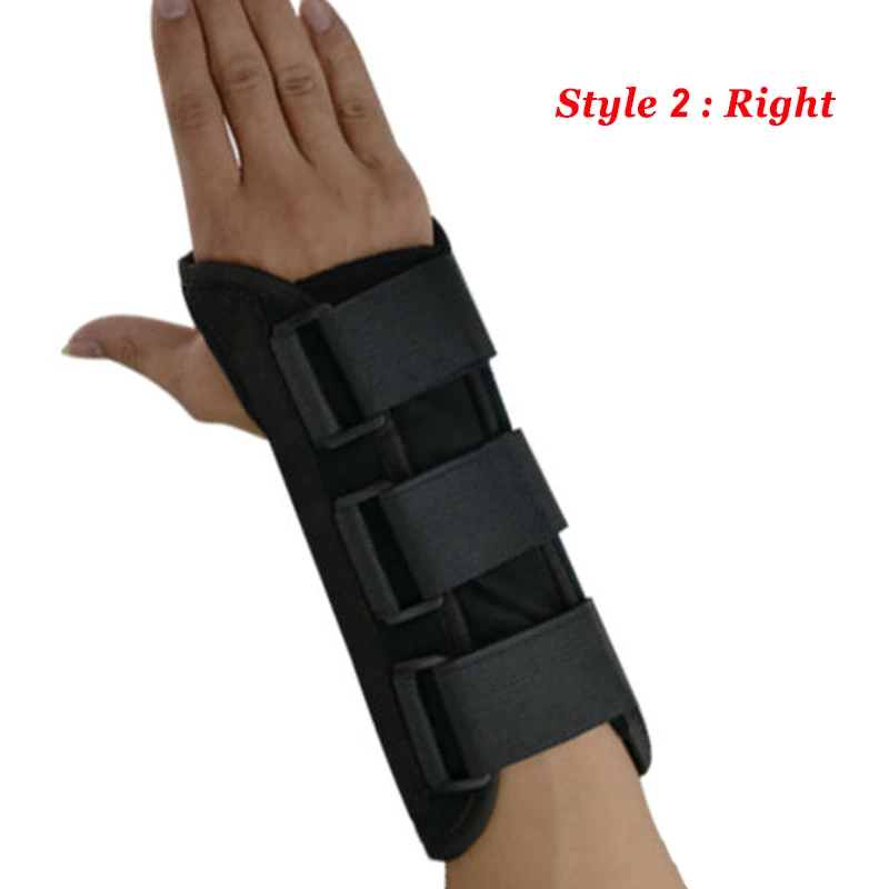 Style 2 Right Карпальный медицинский запястье поддержка растяжение шина для предплечья Регулируемая дышащая запястье брекет медицинский рука запястье шина Прямая поставка - Цвет: Style 2 Right