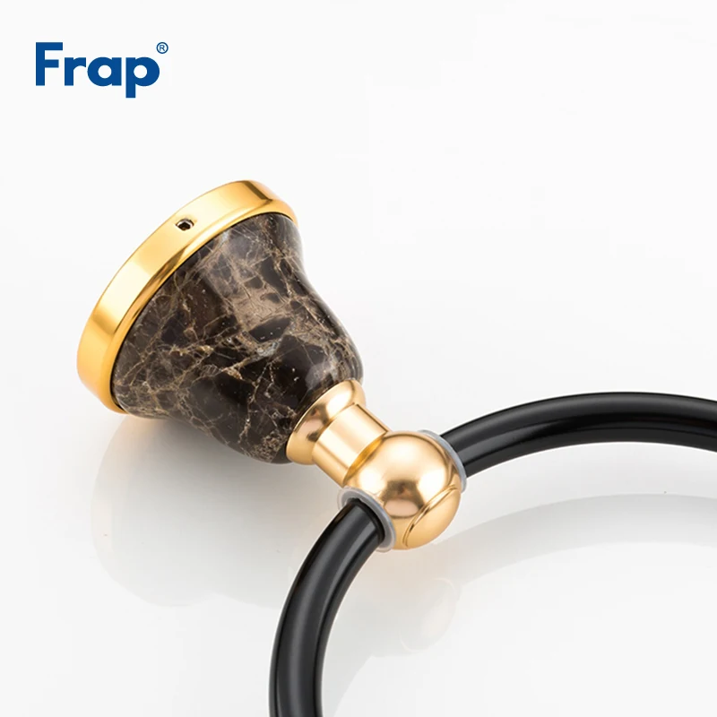Frap новое поступление европейский стиль Wal-mount полированное кольцо для полотенец