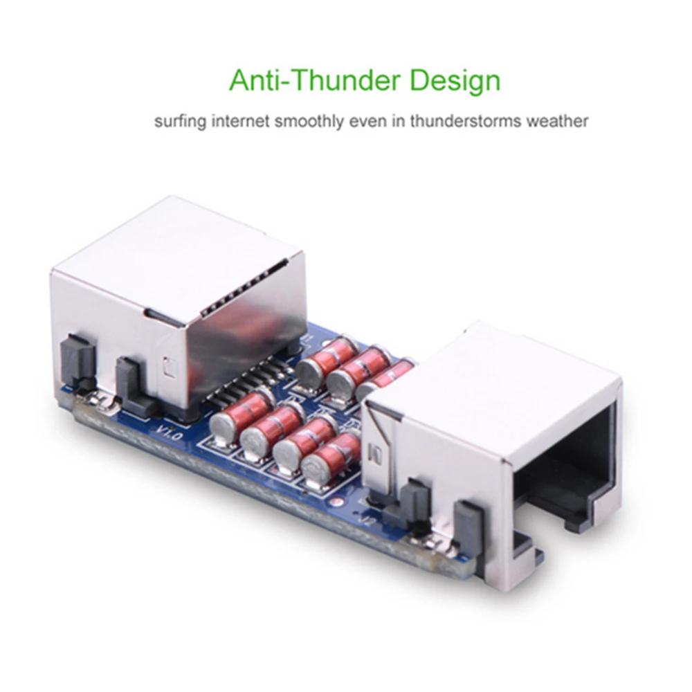 RJ45 Ethernet LAN адаптер удлинитель Разъем Женский на анти Thunder Адаптивное снаряжение