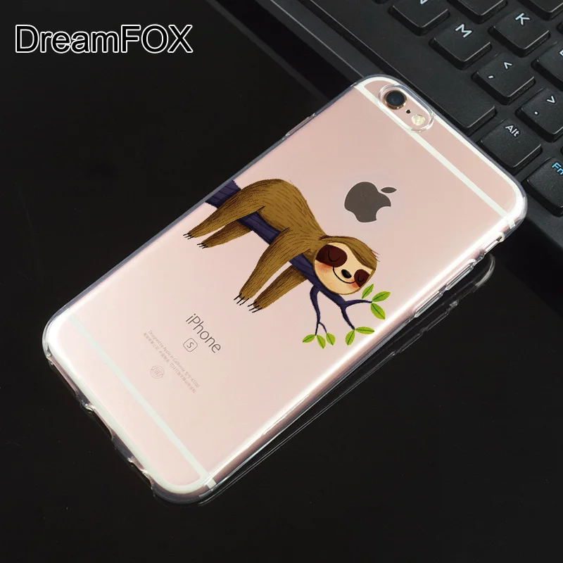 M352 Ленивец и енот Мягкий ТПУ силиконовый чехол для Apple iPhone 11 Pro X XR XS Max 8 7 6 6S Plus 5 5S SE 5C