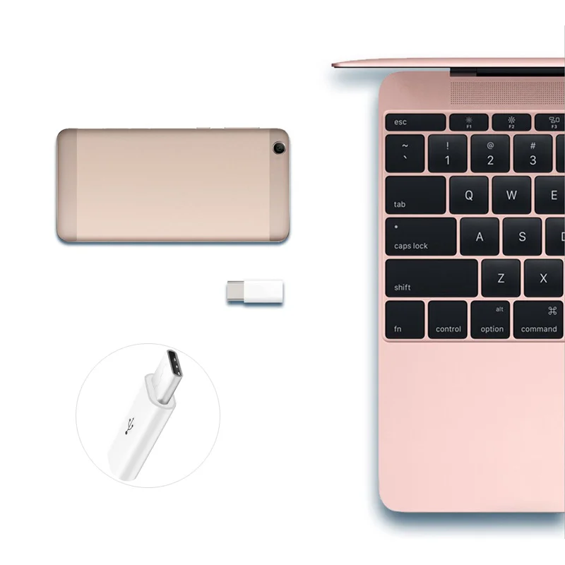 6 шт. Micro USB к Тип-C конвертер Usb штекерным адаптер 3 1 Для huawei Xiaomi OTG данных Зарядка