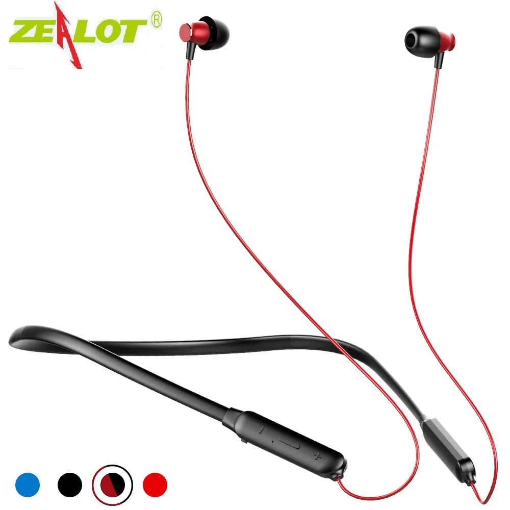 Zealot H15 спортивные bluetooth-наушники с шейным ремешком, беспроводные стерео наушники IPX5 с защитой от пота, bluetooth-гарнитура для телефонов, наушники aptx